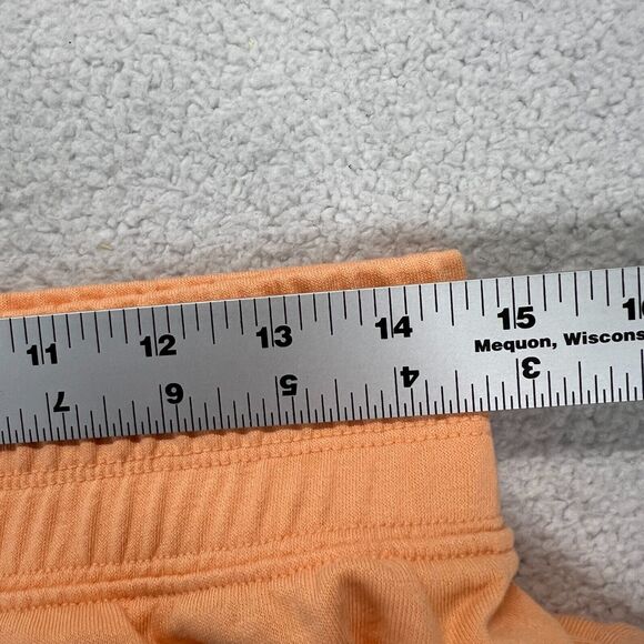 Te Verde Shorts Womens M Medium Orange Elastic Running Yoga Jogging Active - Picture 6 of 7